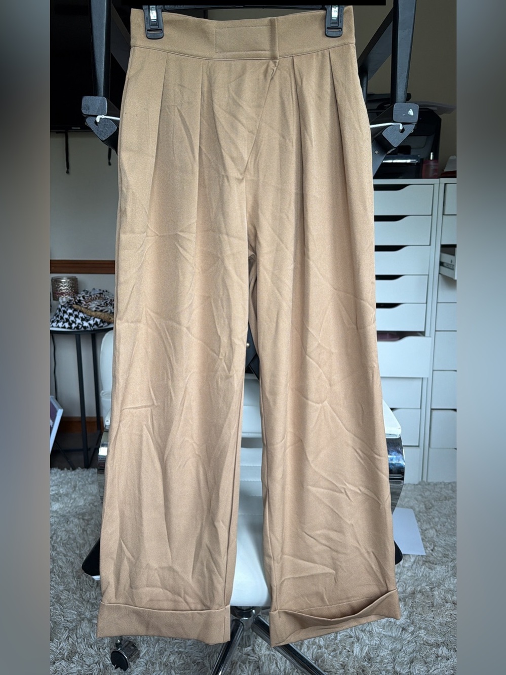 SHEIN tan dressy pants